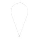 AMOR women's necklace, rhodium-plated 925 sterling silver, view 3