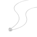 AMOR women's necklace, rhodium-plated 925 sterling silver, view 4