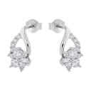 AMOR Ohrring (Ohrhänger) Damen, 925 Silber rhodiniert, Zirkonia weiß, Ansicht 4