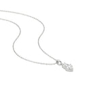 AMOR women's necklace, rhodium-plated 925 sterling silver, view 4