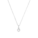 AMOR Halskette Damen, 925 Silber rhodiniert, Zirkonia weiß, Hauptbild