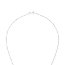 AMOR women's necklace, rhodium-plated 925 sterling silver, clasp