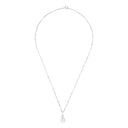AMOR women's necklace, rhodium-plated 925 sterling silver, view 3