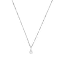 AMOR women's necklace, rhodium-plated 925 sterling silver, main image