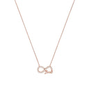 AMOR Halskette Damen, 925 Silber rosé vergoldet, Motiv Infinity, Zirkonia weiß, Hauptbild