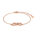 AMOR Armband Damen, 925 Silber rosé vergoldet, Motiv Infinity, Zirkonia weiß, Hauptbild