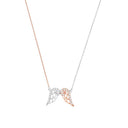 AMOR Halskette Damen, 925 Silber silber / rosévergoldet (bicolor), Motiv Flügel, Zirkonia weiß, Hauptbild