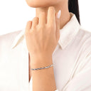 AMOR Armband Unisex, 925 Silber silber / rosévergoldet (bicolor), Ansicht 2