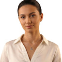 AMOR Halskette Women, 925 Silber rhodiniert, am Model