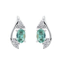 AMOR Ohrring (Ohrstecker) Damen, 925 Silber rhodiniert, Zirkonia weiß, Ansicht 3