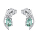 AMOR Ohrring (Ohrstecker) Damen, 925 Silber rhodiniert, Zirkonia weiß, Ansicht 4