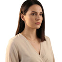 AMOR unisex necklace, 375 gold, worn by model