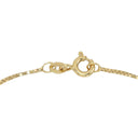 AMOR unisex necklace, 375 gold, clasp