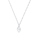 AMOR Halskette Damen, 925 Silber rhodiniert, Zirkonia weiß, Hauptbild