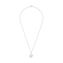 AMOR Halskette Damen, 925 Silber rhodiniert, Zirkonia weiß, Ansicht 3
