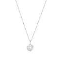 AMOR Halskette Damen, 925 Silber rhodiniert, Zirkonia weiß, Hauptbild