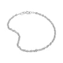 AMOR unisex bracelet, rhodium-plated 925 sterling silver, view 4