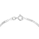 AMOR unisex bracelet, rhodium-plated 925 sterling silver, clasp
