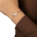 AMOR children's ID bracelet, rhodium-plated 925 sterling silver, view 3