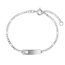 AMOR children's ID bracelet, rhodium-plated 925 sterling silver, main image