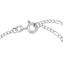 AMOR children's ID bracelet, rhodium-plated 925 sterling silver, clasp