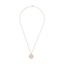 AMOR Halskette Damen, 925 Silber rosé vergoldet, Motiv Ornamente, Zirkonia weiß, Ansicht 3