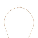 AMOR Halskette Damen, 925 Silber rosé vergoldet, Motiv Ornamente, Zirkonia weiß, Verschluss