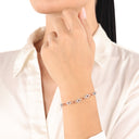 AMOR Armband Damen, 925 Silber silber / rosévergoldet (bicolor), Zirkonia weiß, Ansicht 2