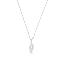 AMOR Halskette Damen, 925 Silber rhodiniert, Motiv Flügel, Zirkonia weiß, Hauptbild