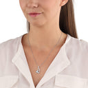AMOR Halskette Damen, 925 Silber silber / rosévergoldet (bicolor), Motiv Herz, Zirkonia weiß, Ansicht 2