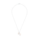 AMOR Halskette Damen, 925 Silber silber / rosévergoldet (bicolor), Motiv Flügel, Zirkonia weiß, Ansicht 3