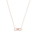 AMOR Halskette Damen, 925 Silber rosé vergoldet, Motiv Infinity, Zirkonia weiß, Hauptbild