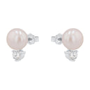 AMOR Ohrring (Ohrstecker) Damen, 925 Silber rhodiniert, Zirkonia weiß, Ansicht 4
