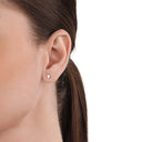 AMOR Ohrring (Ohrstecker) Women, 925 Silber rhodiniert, Ansicht 2