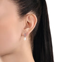 AMOR Ohrring (Ohrhänger) Damen, 925 Silber rhodiniert, Ansicht 2