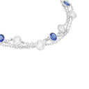 AMOR Armband Damen, 925 Silber rhodiniert, Zirkonia weiß, Ansicht 3