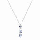 AMOR women's necklace, rhodium-plated 925 sterling silver, main image