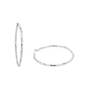 AMOR Ohrring (Creolen) Damen, 925 Silber rhodiniert, Hauptbild
