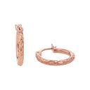 AMOR Ohrring (Creolen) Damen, 925 Silber rosé vergoldet, Hauptbild