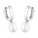 AMOR Ohrring (Creolen) Damen, 925 Silber rhodiniert, Ansicht 4