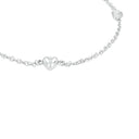 AMOR Fußkette Unisex, 925 Silber rhodiniert, Motiv Herz, Ansicht 3