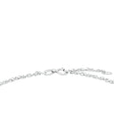 AMOR Fußkette Unisex, 925 Silber rhodiniert, Motiv Herz, Verschluss