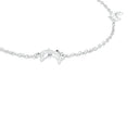 AMOR Fußkette Unisex, 925 Silber rhodiniert, Motiv Delphin, Ansicht 3