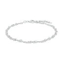 AMOR Fußkette Unisex, 925 Silber rhodiniert, Hauptbild