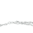 AMOR Fußkette Unisex, 925 Silber rhodiniert, Verschluss