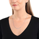 AMOR Halskette Unisex, 925 Silber rhodiniert, Ansicht 2