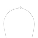 AMOR Halskette Unisex, 925 Silber rhodiniert, Verschluss