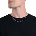 AMOR Halskette Unisex, 925 Silber rhodiniert, Ansicht 3