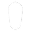 AMOR unisex necklace, rhodium-plated 925 sterling silver, view 4