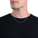 AMOR Halskette Unisex, 925 Silber rhodiniert, Ansicht 3